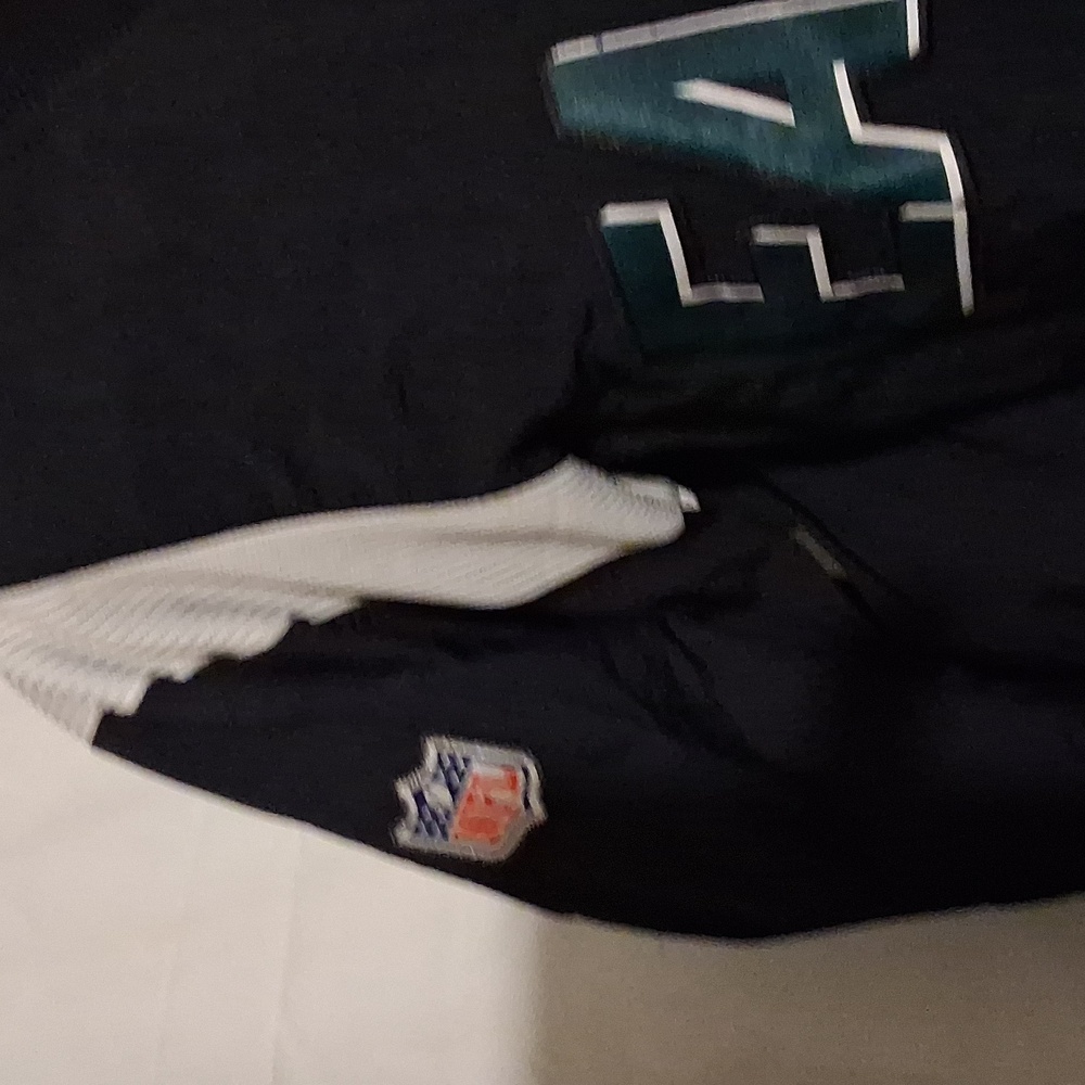 CHRISTMAS SALE NFL PHILADELPHIA EAGLES PULL OVER JACKET MENS SIZE LARGE - Picture 4 of 11